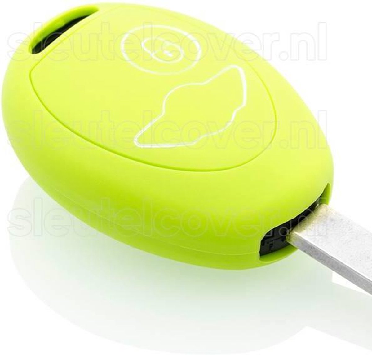 Mini SleutelCover - Lime groen / Silicone sleutelhoesje / beschermhoesje autosleutel
