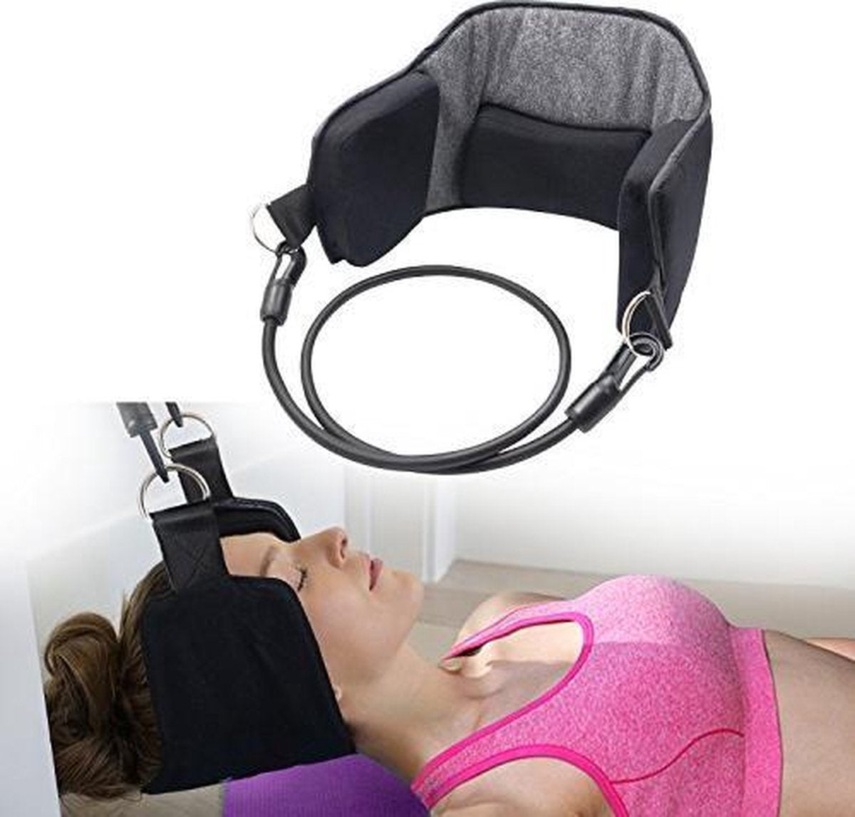 Hangmat voor nek / hals / hoofd. Pijnverlichter of voor yoga. Nekhangmat - Hoofdhangmat