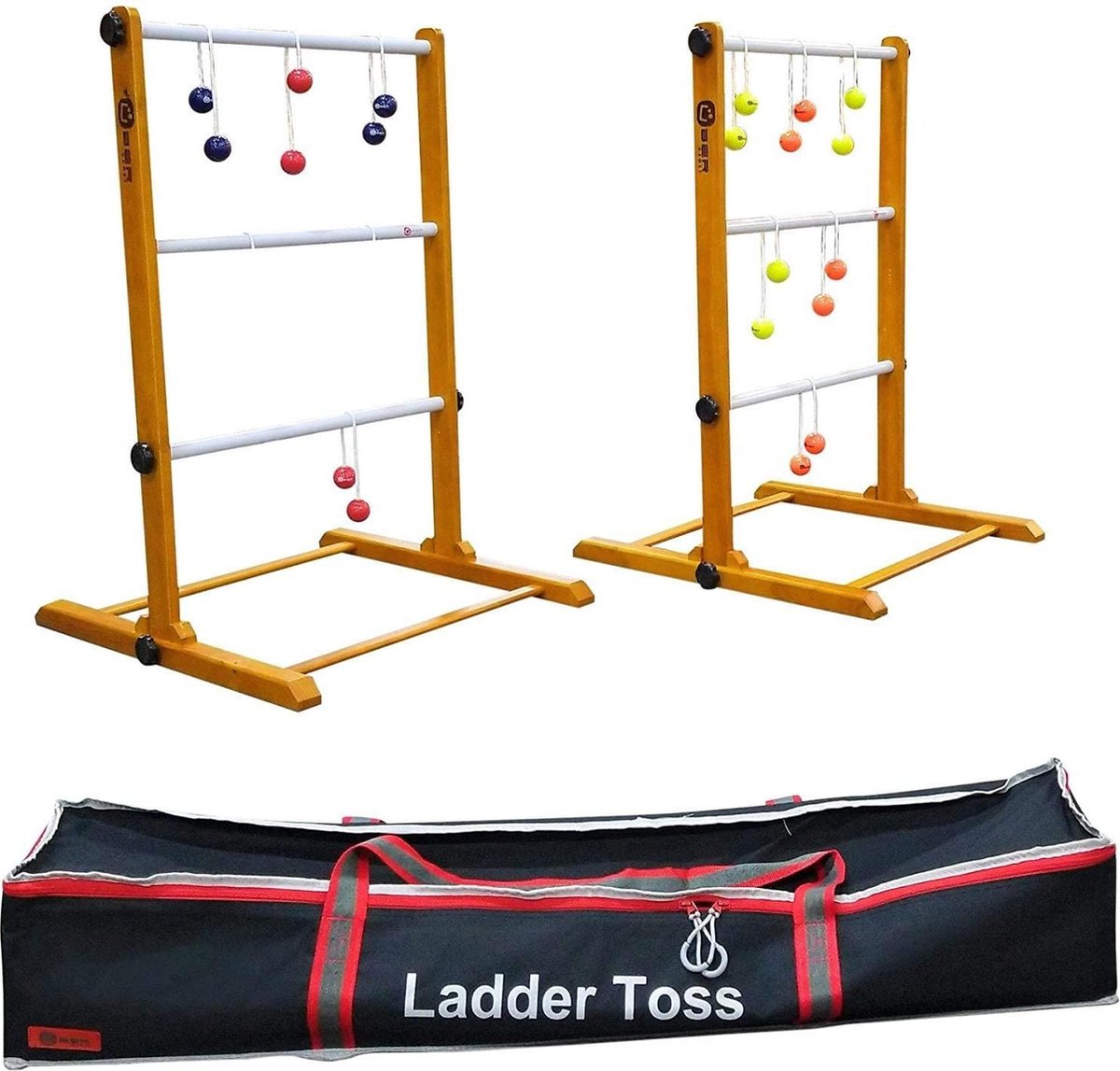 Laddergolf Dubbel - 4x Golf Bolas's - in luxe tas - Professioneel Top Kwaliteit Klasse en Geweldig