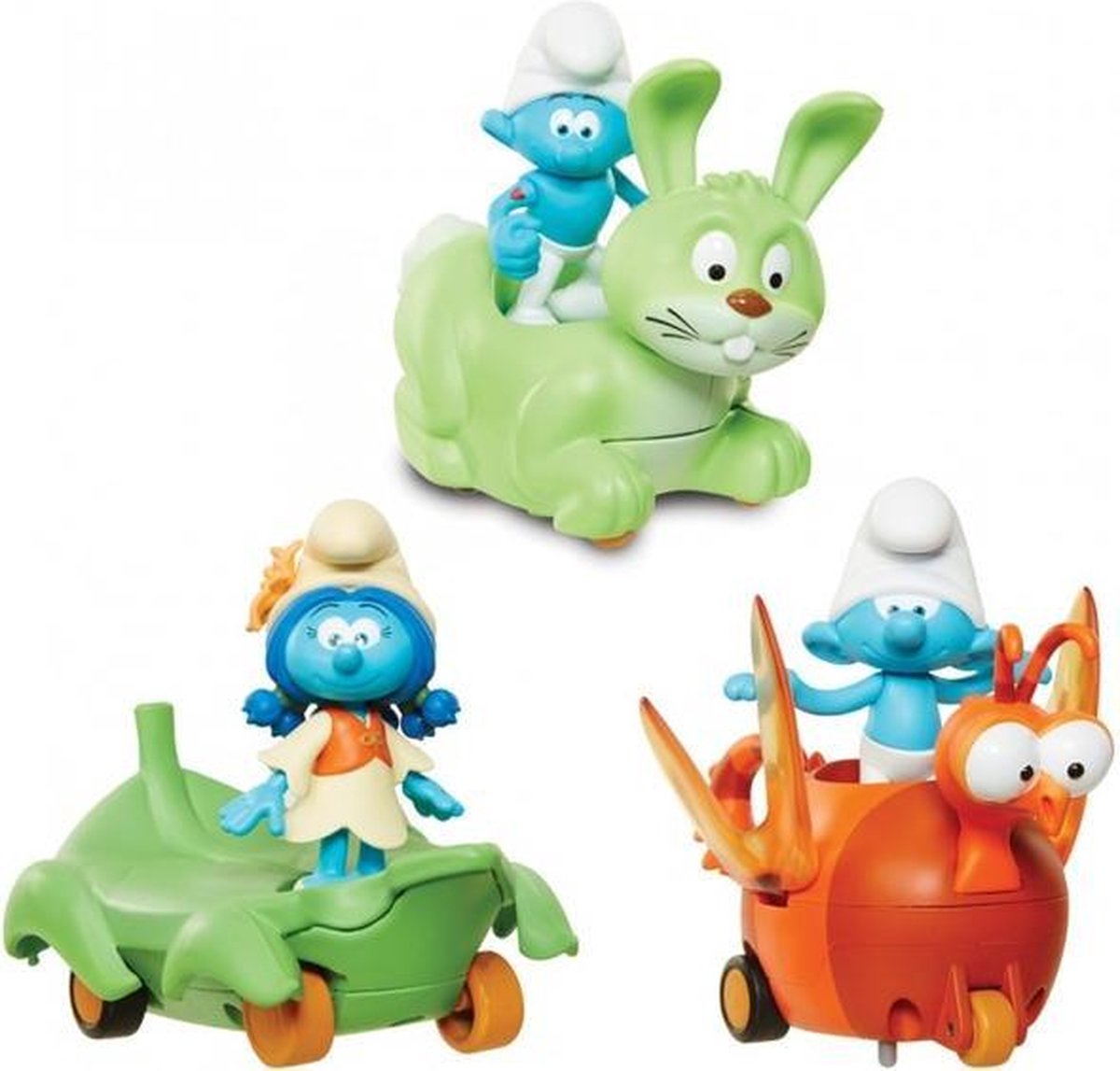 Smurfen: Smurfs The Lost Village - 3 figuren - Smurflilly - Hefty Smurf - Clumsy Smurf