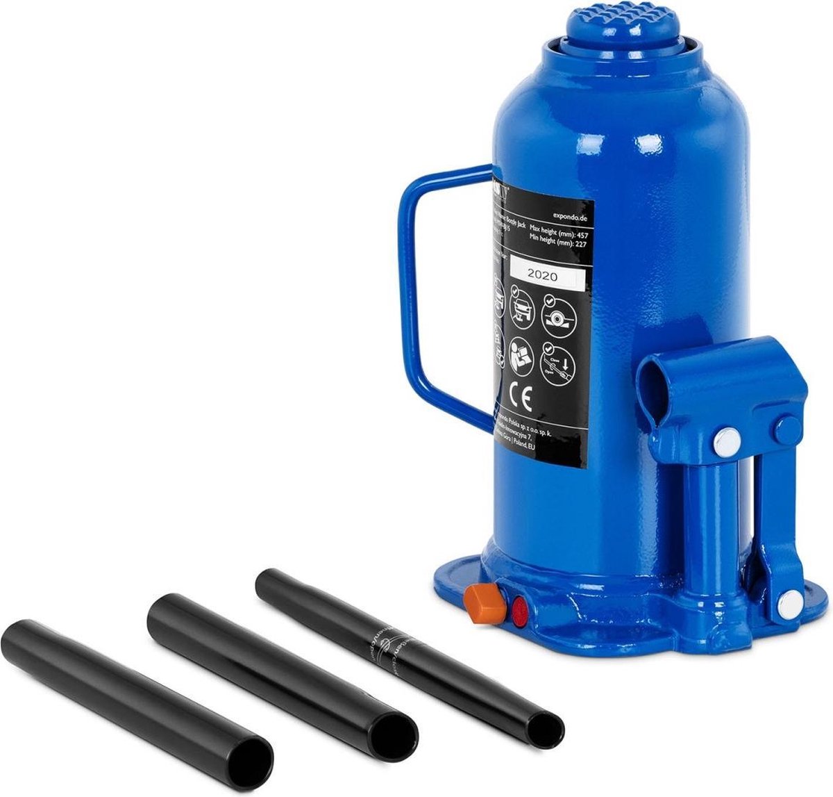 MSW Bottle Jack - hydraulisch - 16 t