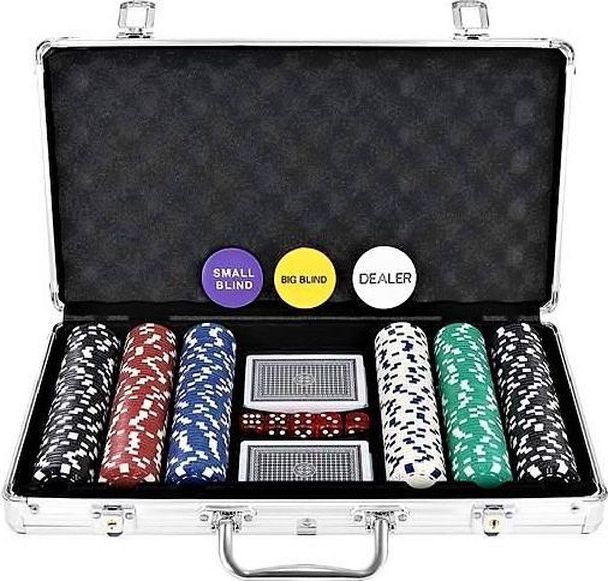 Complete Pokerset met Luxe Koffer