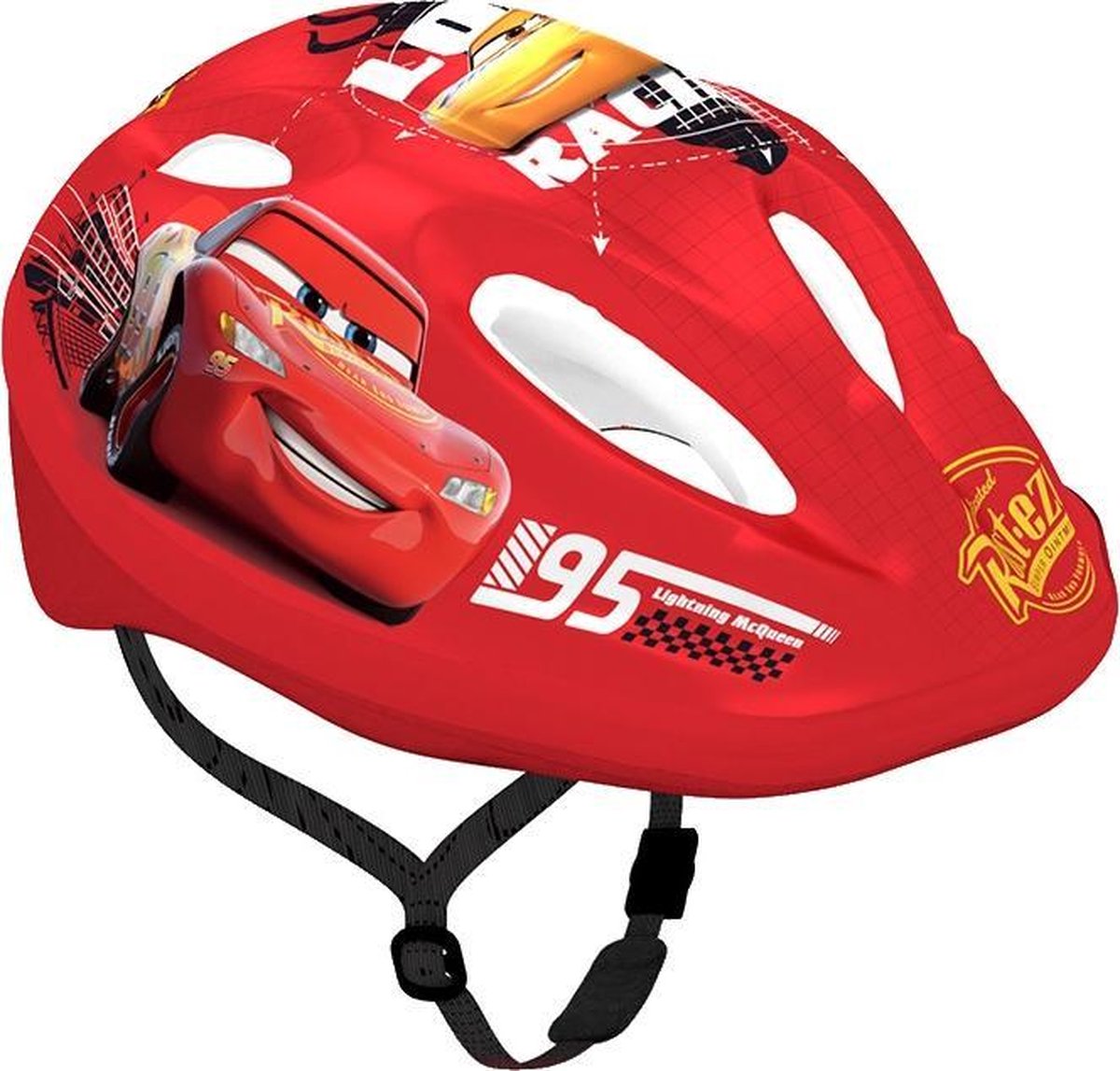 Disney Fiets-/skatehelm Cars Jongens Rood Maat 52/56 Cm