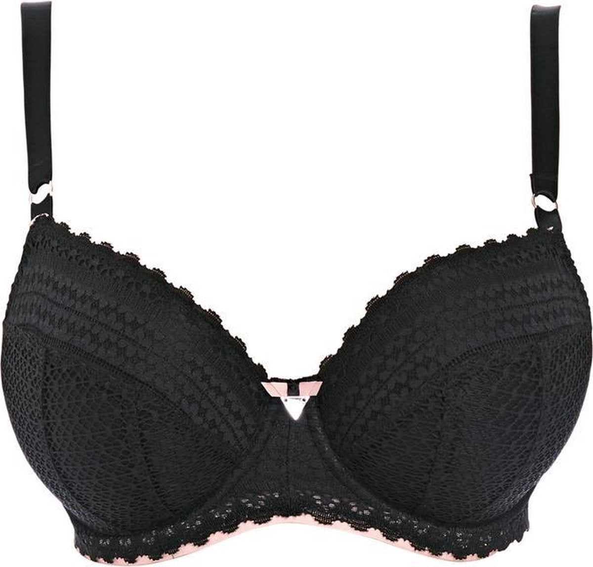 Freya - Daisy Lace - Voorgevormde bh - maat 80G - Zwart