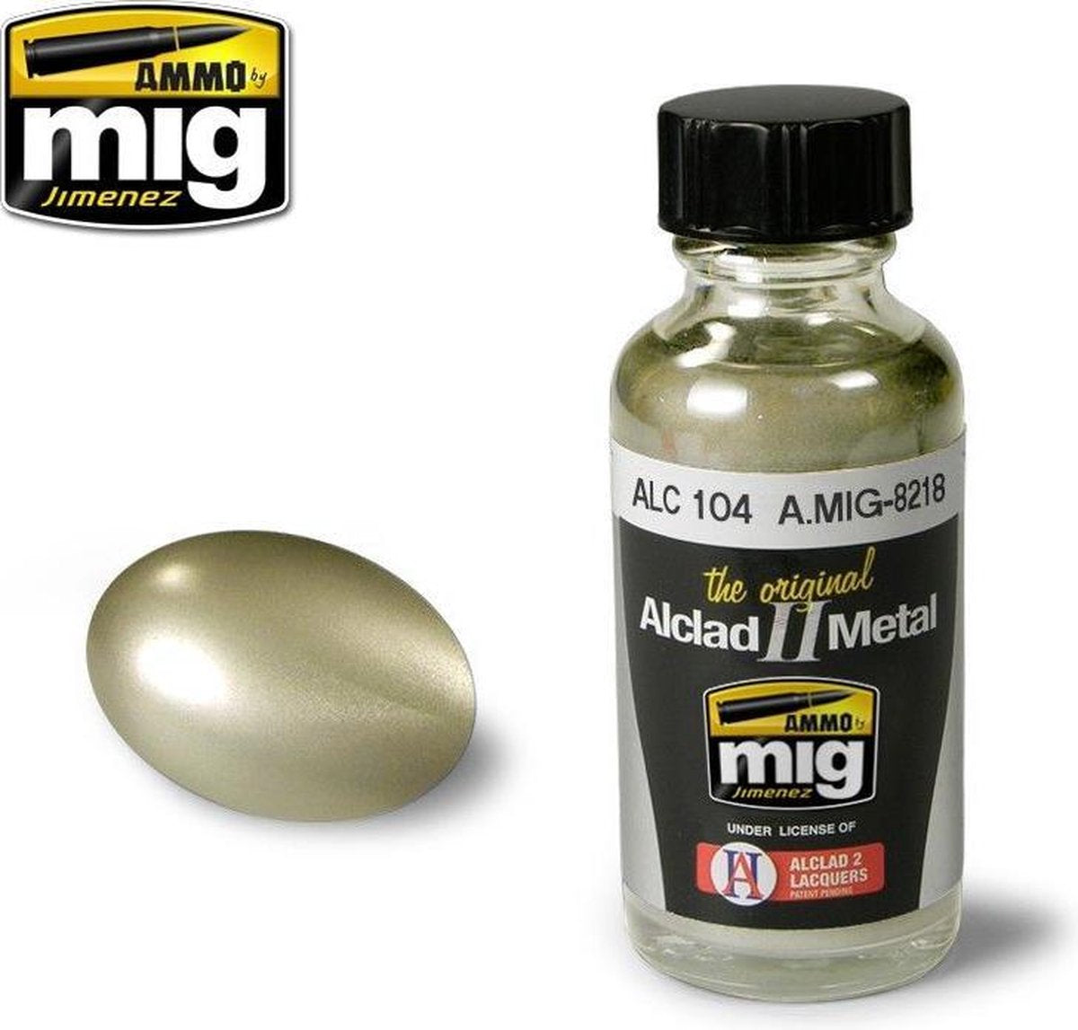 Mig - Pale Burnt Metal Alc104 30 Ml (Mig8218)
