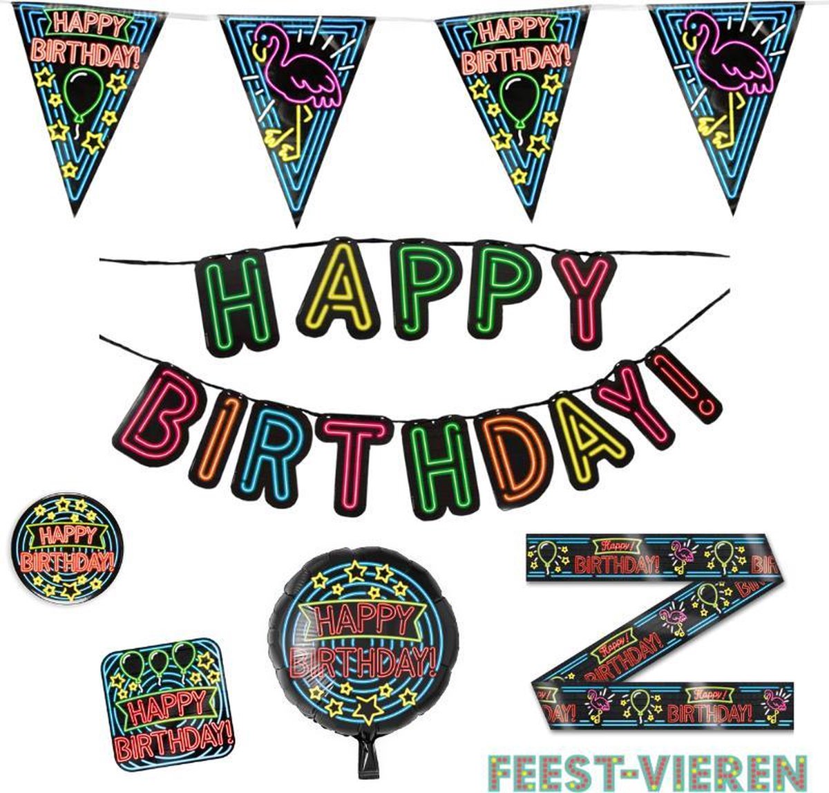 Happy Birthday verjaardag versiering pakket