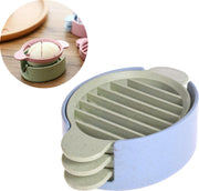 HMerch™ Ei Snijder - Eisnijder - Drie verschillende manieren - Vaatwasserbestendig - Blauw / Groen