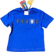 Marvel Spiderman t-shirt -  Spiders - blauw - maat 104 (4 jaar)