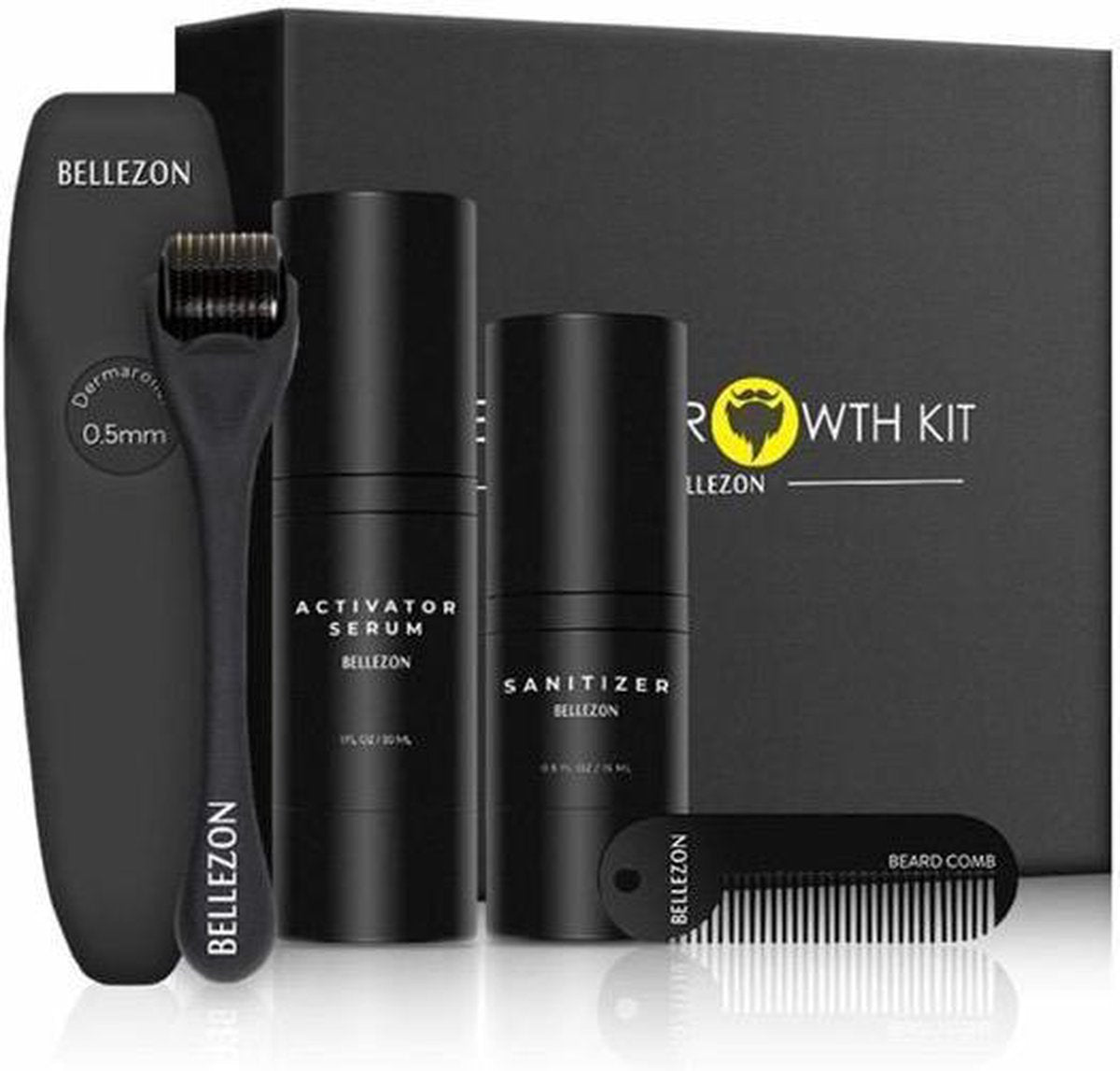 Baard verzorging set  -  Baardkam - Baardgroei Olie - Haar -en baardverzorging voor mannen