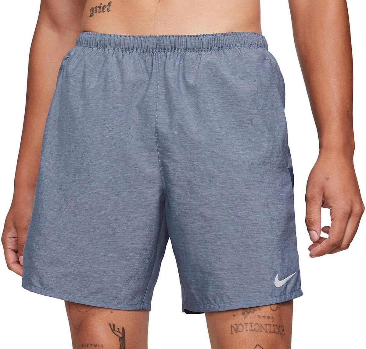 Nike Nike Challenger Sportbroek - Maat M  - Mannen - grijs