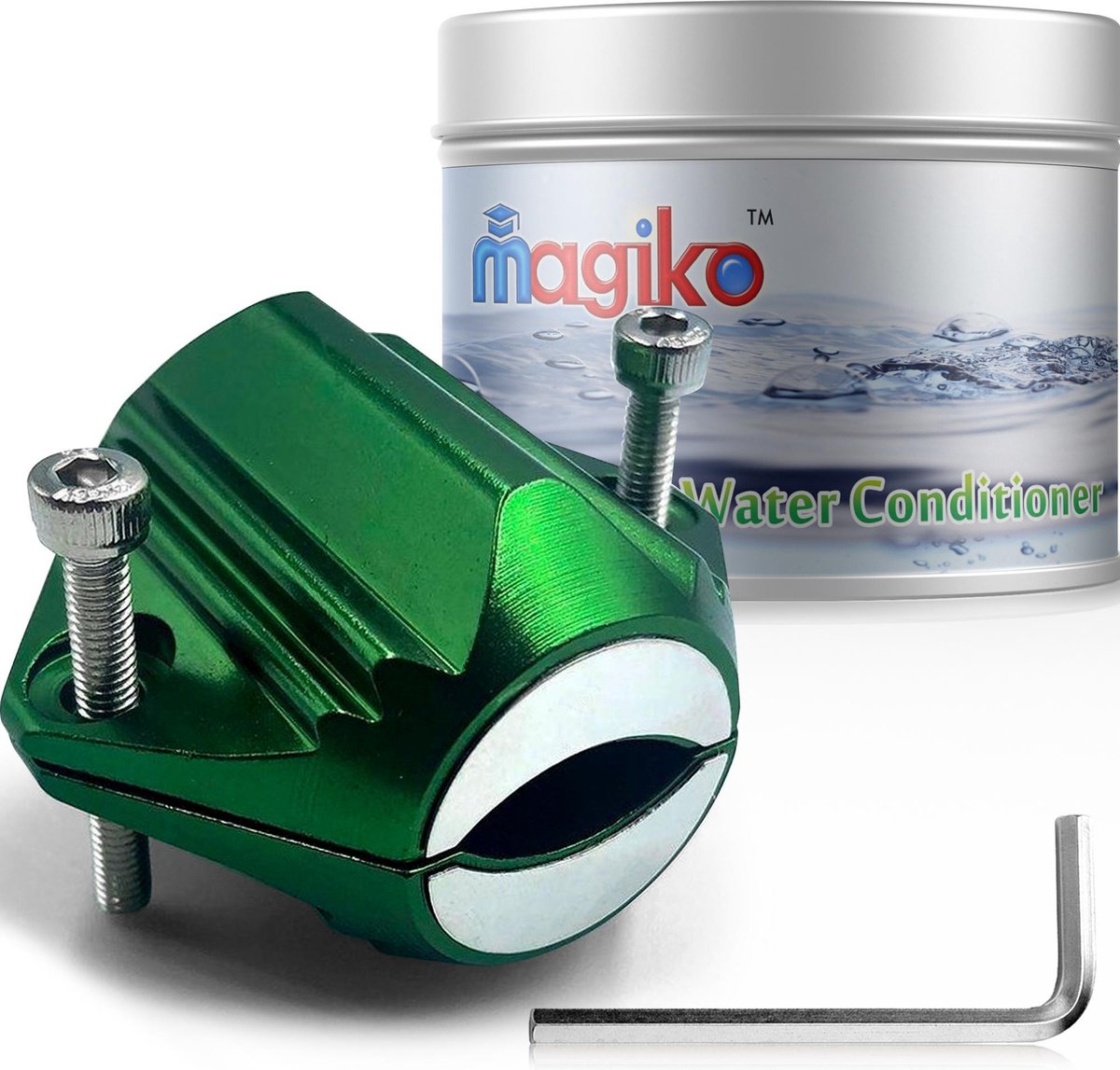 YouZi - Waterontharder – Waterontkalker - Waterontharder Magneet – 7500 GAUSS – Magnetische Waterontharder - Anti Kalk – Kalk Bestrijding – Schoon Water