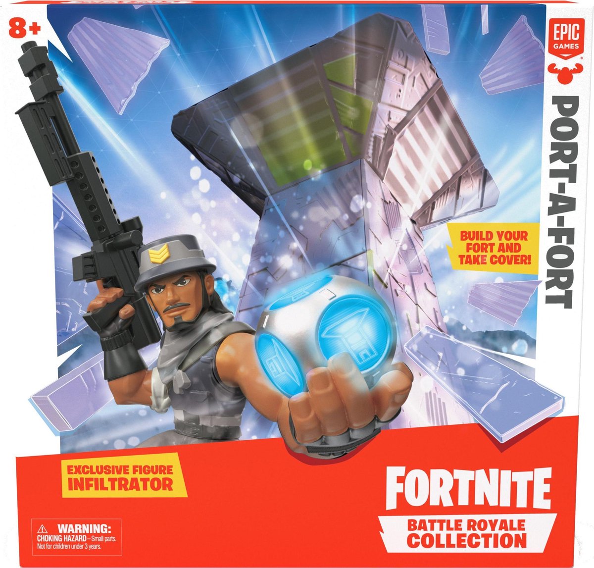 Fortnite - Port A Fort Playset - Exclusive Figure Included! - Play Figures