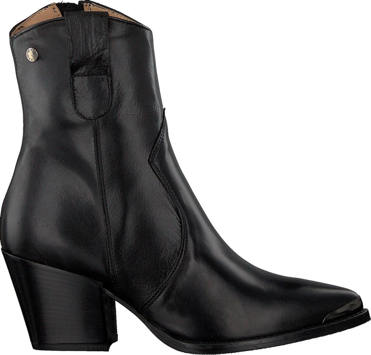 Notre-V 01-227 Enkellaarsjes - Enkelboots - Dames - Zwart - Maat 40