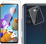 Beschermglas Samsung A21s Screenprotector - Samsung Galaxy A21s Screen Protector Glas en Samsung A21s Screenprotector Camera