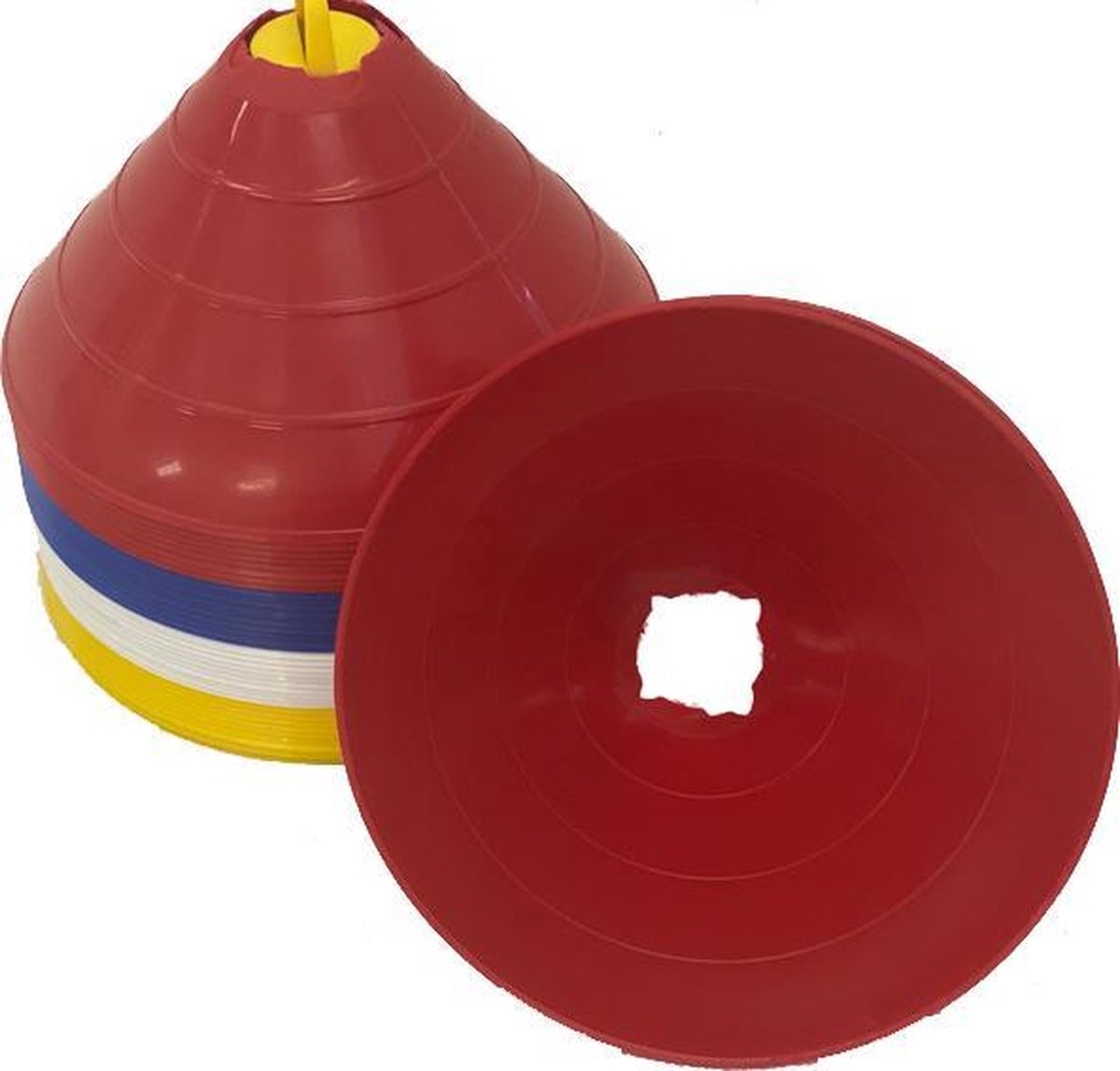 Reuze Afbakenschotels Maxi | Schijven | Hoogte 15 cm | 40 schotels | Markeerschijven |