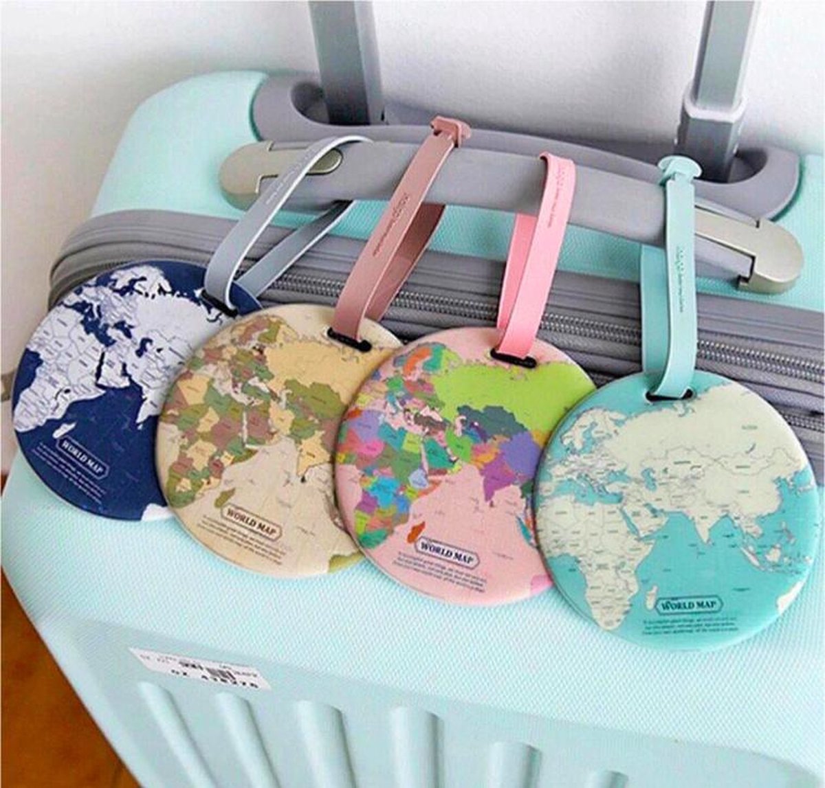 ProductGoods - Koffer Label|Bagage|Vakantie|Reizen|Handig Hulpmiddel|Roze | Bagagelabel