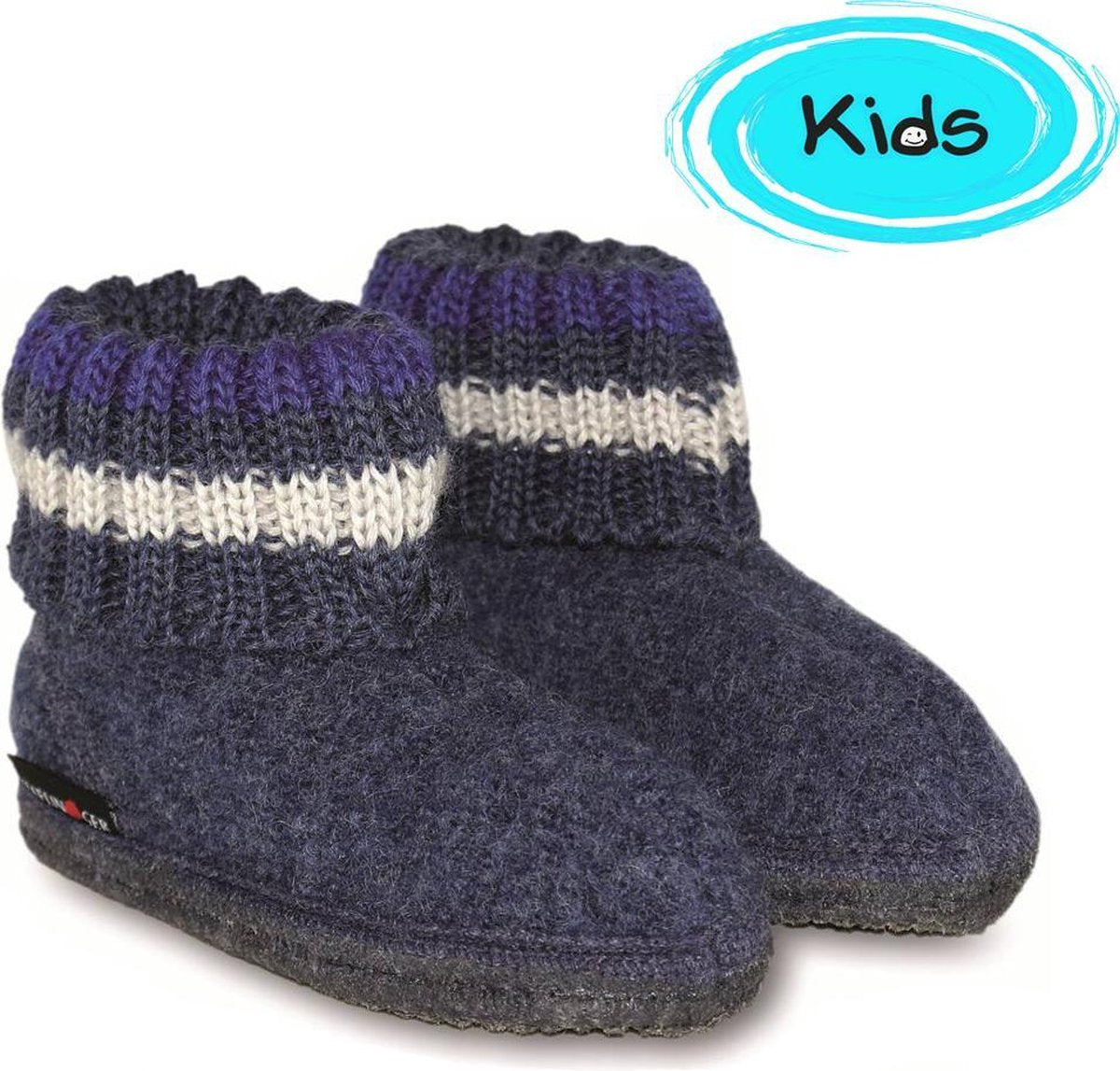 Haflinger Paul Sokpantoffel - Jeans - 35 - Vilt