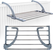Radiator wasdroger 30x63x25 cm roestvast staal