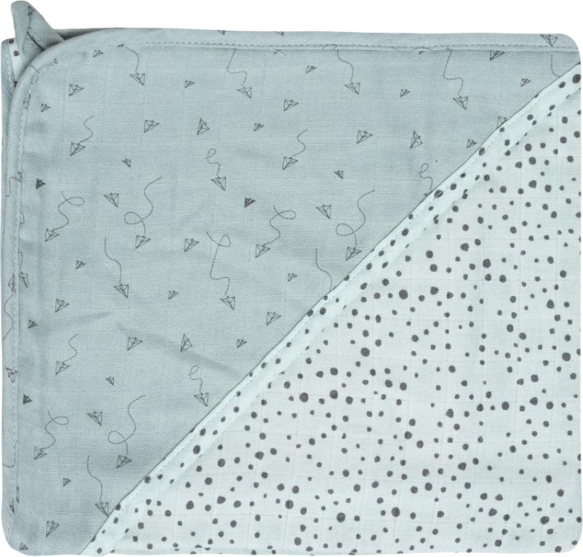 bébé-jou Fabulous Hydrofiel badcape - Paper Planes