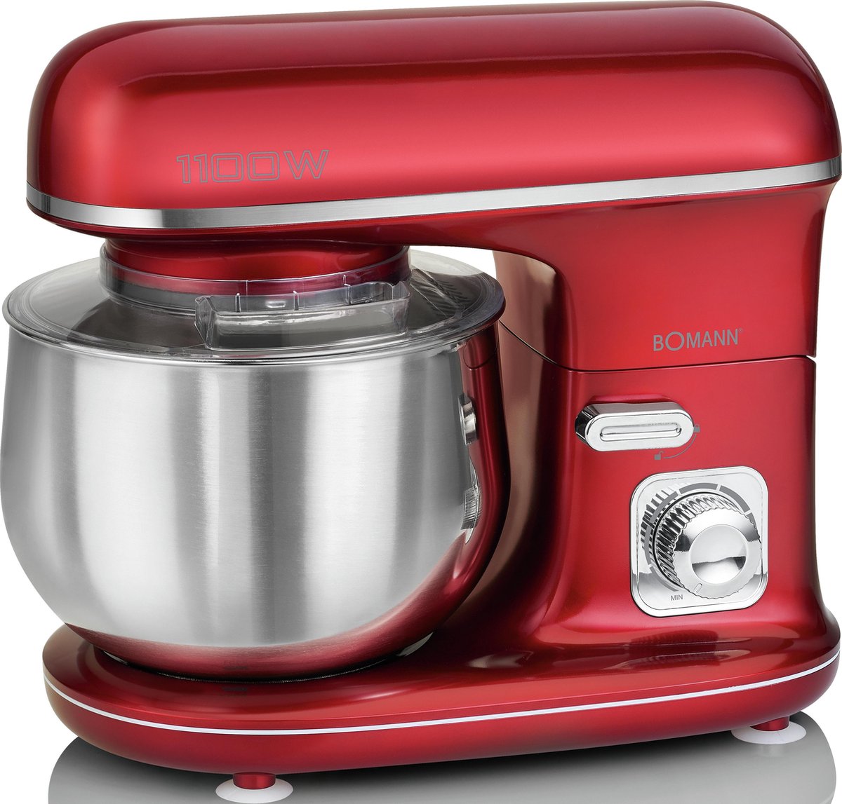 Bomann KM 6010 CB keukenmachine 1100 W 5 l Rood