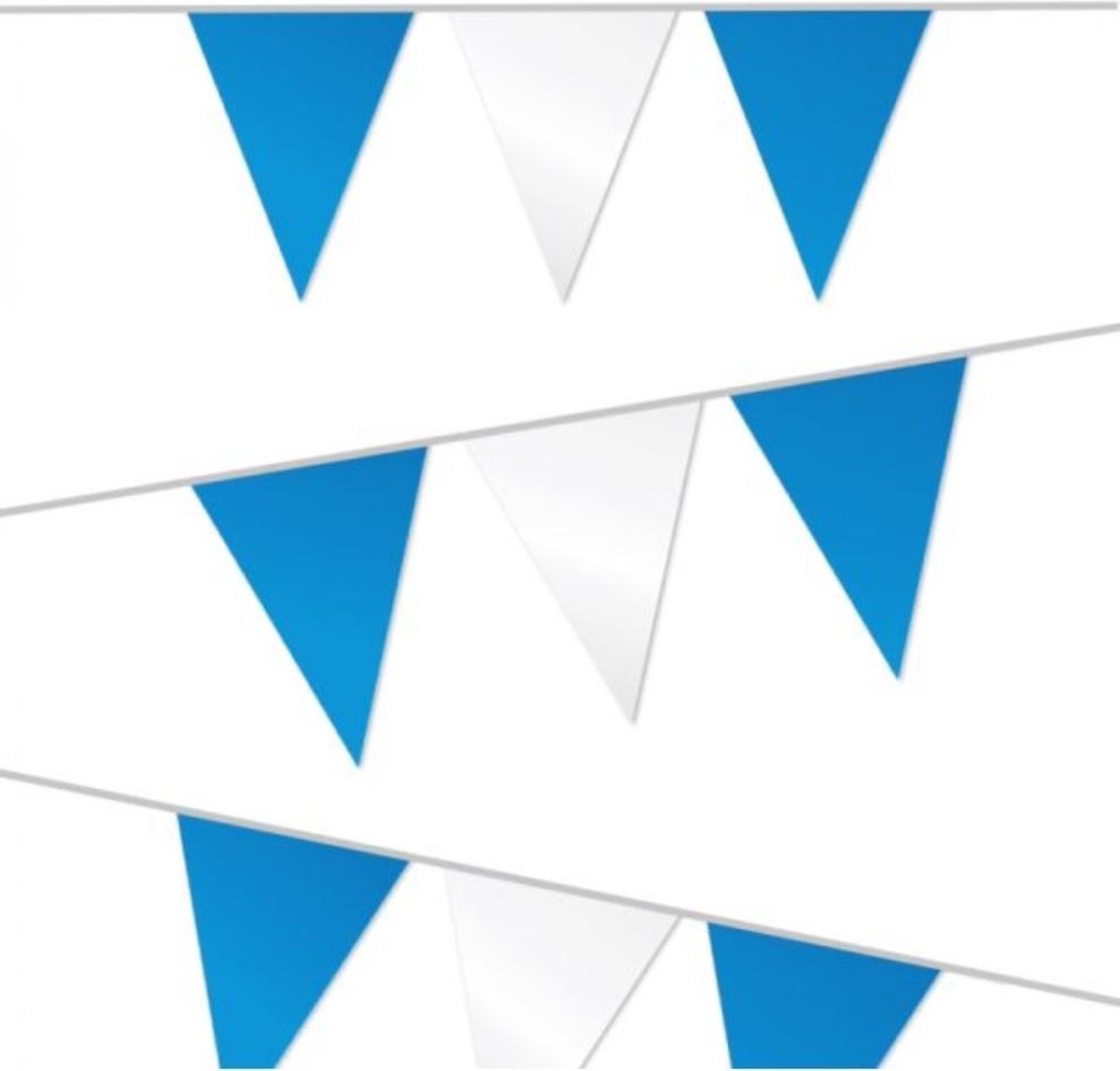 Vlaggenlijn Blauw/ Wit