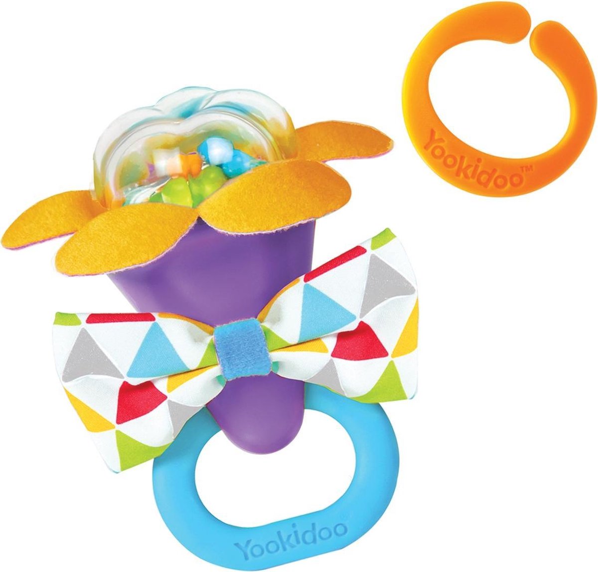 Yookidoo Rammelaar - One Size - My First Rattle - Purple