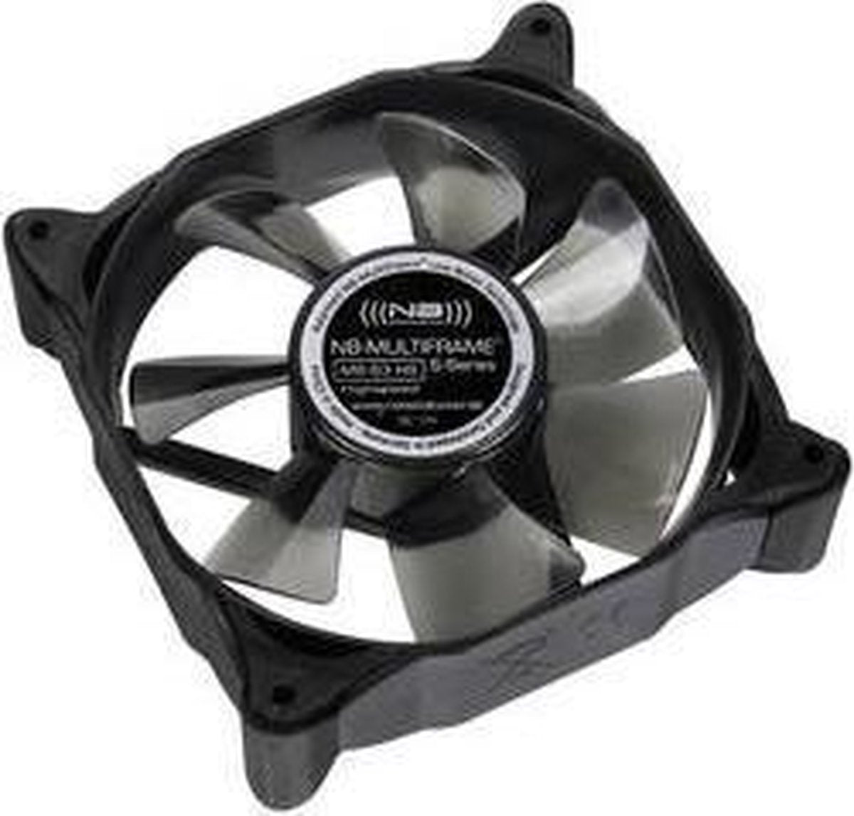 NoiseBlocker Multiframe M8-S3 PC-ventilator Zwart