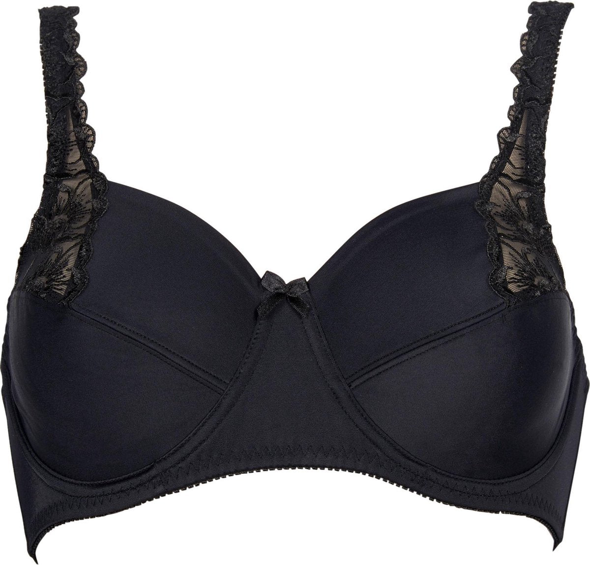 Elbrina EMBROIDERY Vrouwen Beha - Zwart - Maat 95F