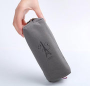 Etui - 18 cm - School Etui - Parijs - Paris - Canvas - Art - Grijs