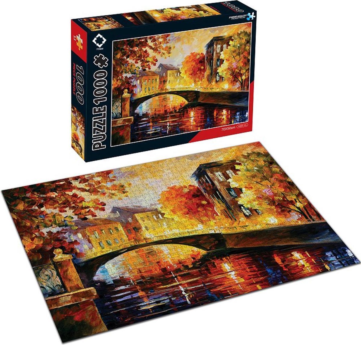 Puzzel – Brug |Kunst puzzel voor volwassene | Kunst Puzzel Collectie | Puzzel 1000 | Puzzel - 1000 stukjes | Puzzel Kunstwerken -  Brug