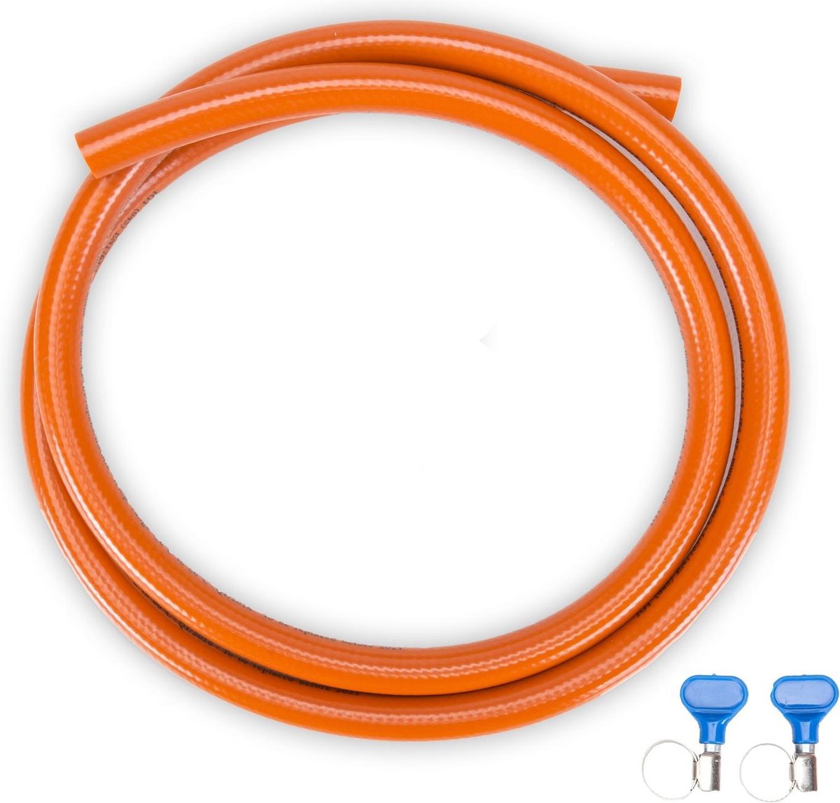 Gimeg HD Gasslang pvc - 2 slangklemmen - 5 m