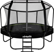 Trampoline - VirtuFit Premium Trampoline met Veiligheidsnet - Beschermrand - 305 cm - Zwart