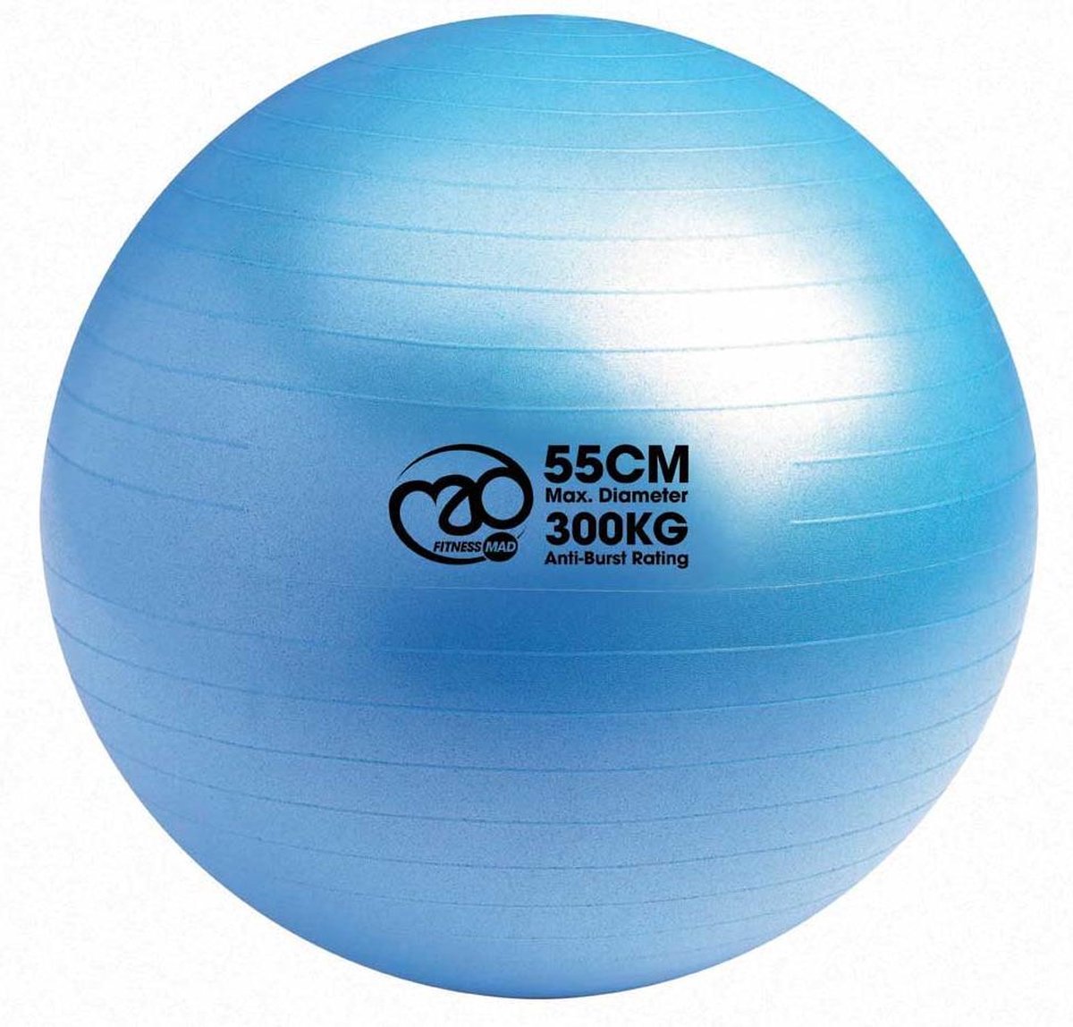 Fitness - Mad Fitnessbal - Ø 55 cm - Blauw