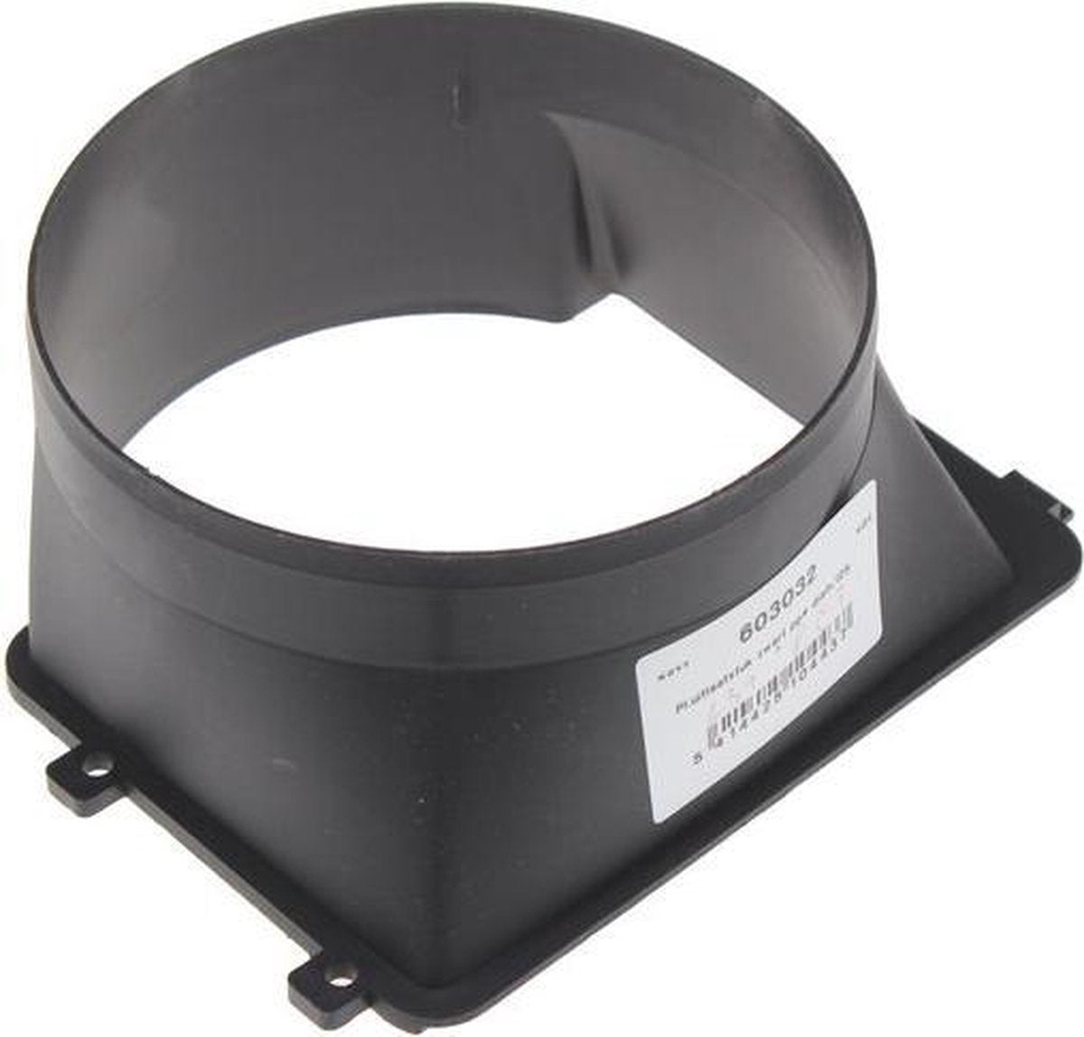 NOVY - ADAPTER UITLAATSTUK ZWART - Ø 125mm - 603032