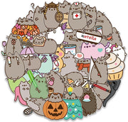 Pusheen Stickers - Schattige Katten Stickers - 50 stuks voor laptop