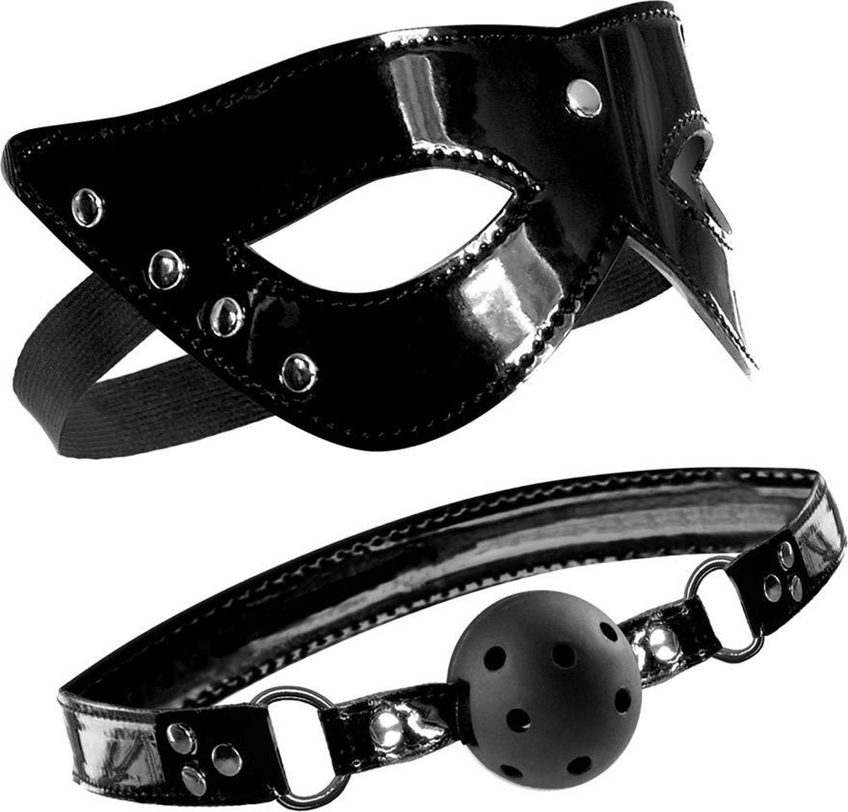 Fetish Fantasy Series - Masquerade Mask & Ball Gag