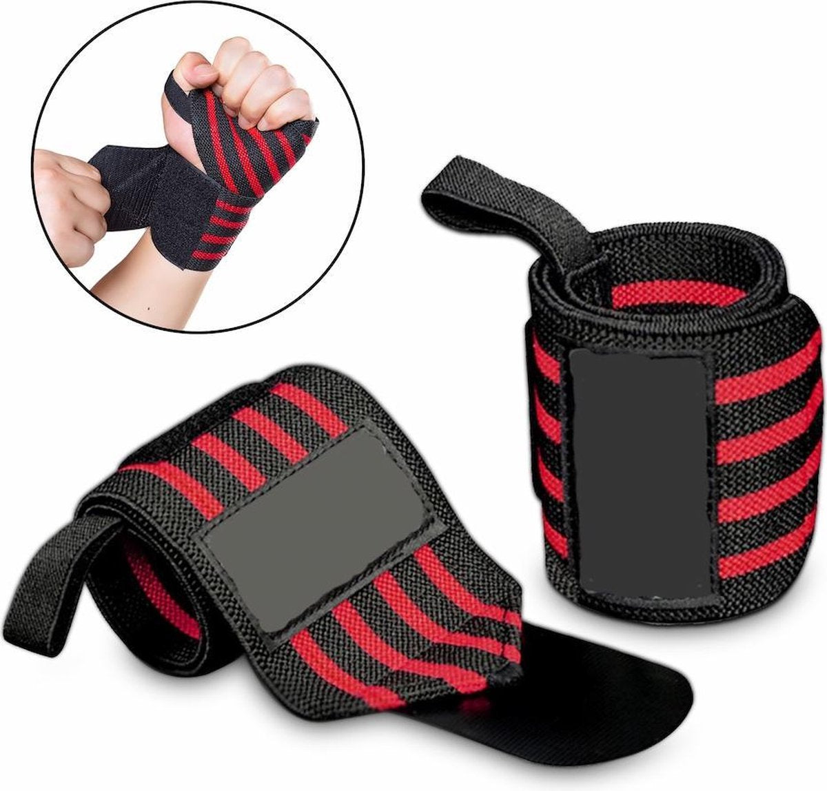 Wrist Wraps – Crossfit - Fitness - Lifting Straps - Bankdruk – Polsbrace – Krachttraining - Wrist Support – Polssteun - Gewichtheffen