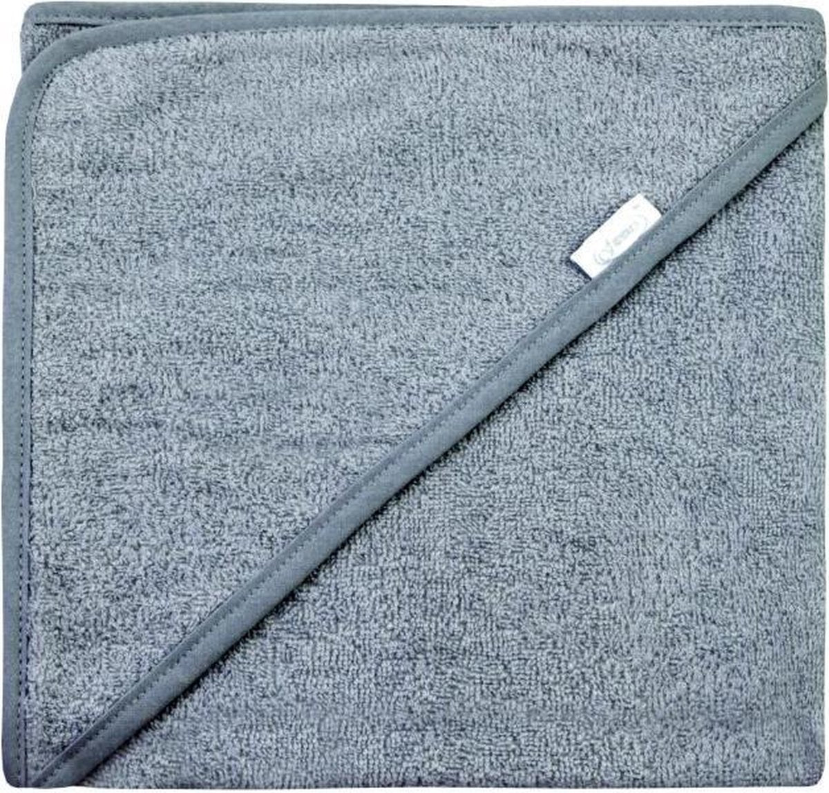 Funnies Badcape / omslagdoek  - BLUE/GREY - 80x80cm