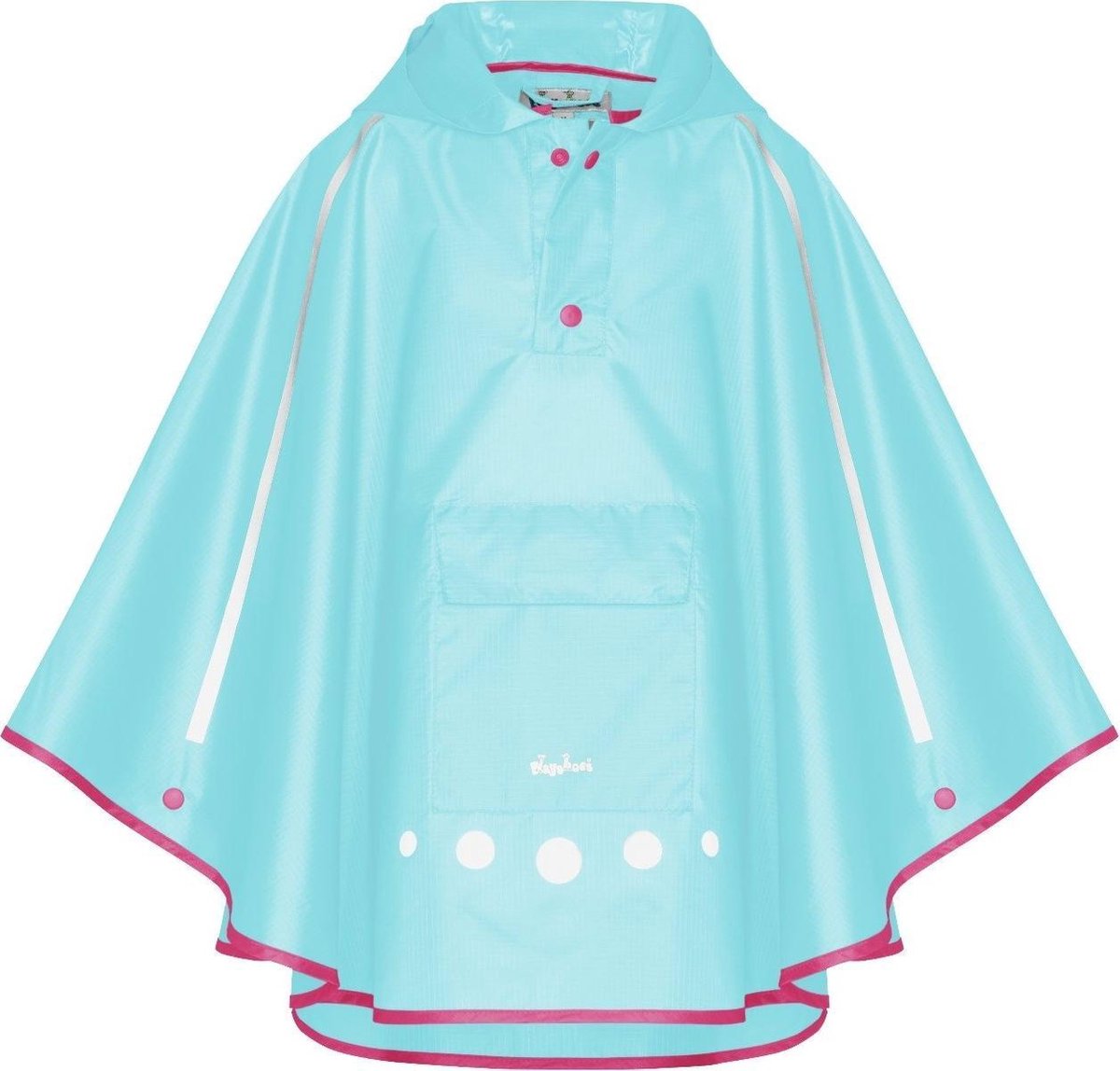 Playshoes Regenponcho Opvouwbaar Turquoise Junior Maat M
