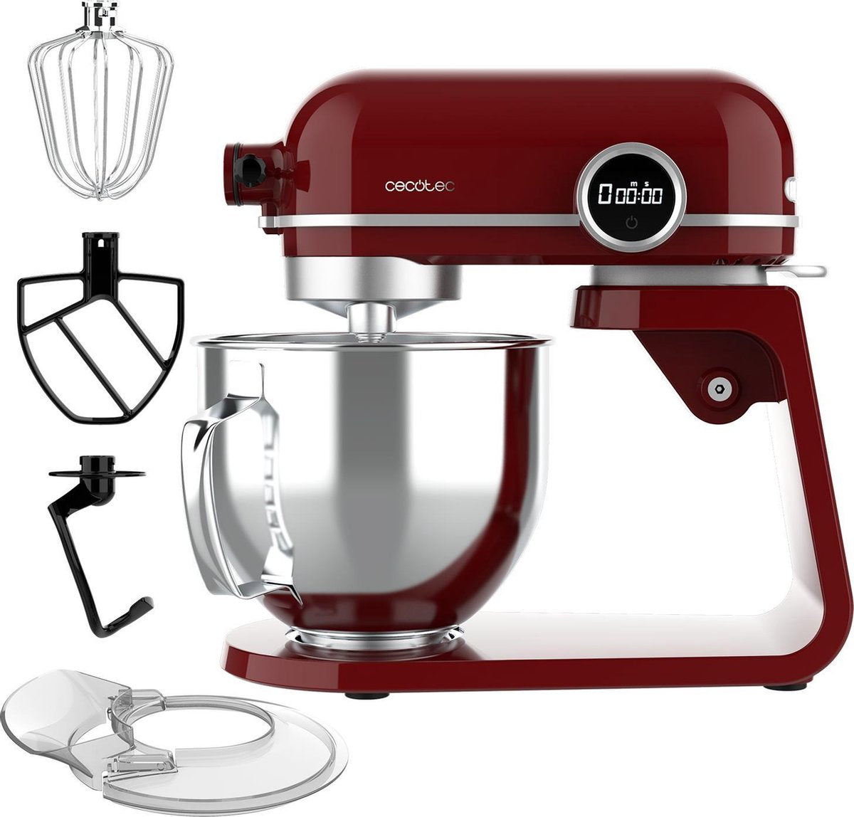 Cecotec Keukenmachine - Mixer - Foodprocessor - Kneedmachine  - 8 snelheden - 5