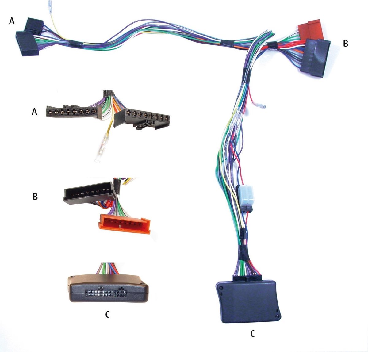 Kram 3G Mute Ford met voeding 8 + 8 PIN
