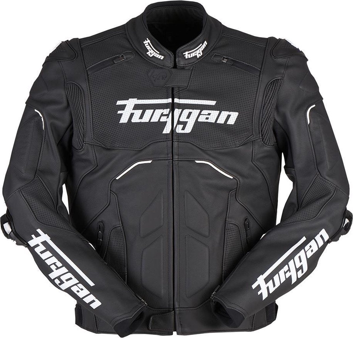 Furygan Raptor Evo 2 Black White Motorcycle Jacket 3XL