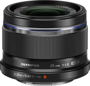 Olympus M.Zuiko - 25mm f/1.8 - Zwart