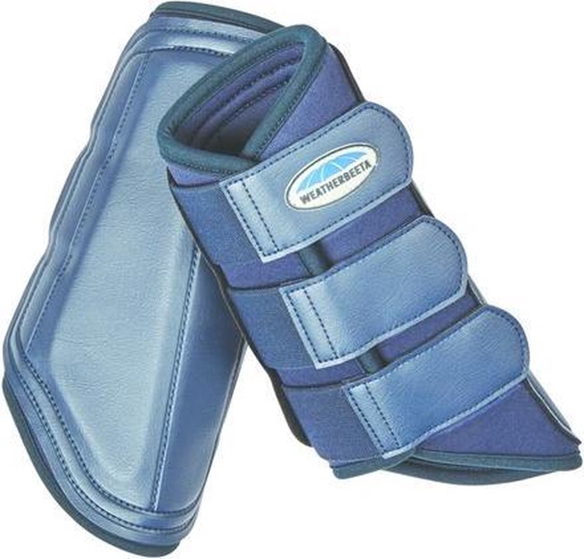 RelaxPets - Weatherbeeta - Brushing Boots - Peesbeschermers - PVC-Stootkussens - Ademend - Navy - Full
