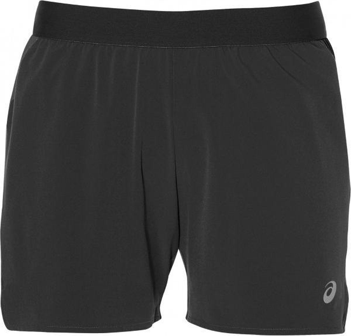 Asics 2-in-1 5'' Short Dames - zwart - maat XS