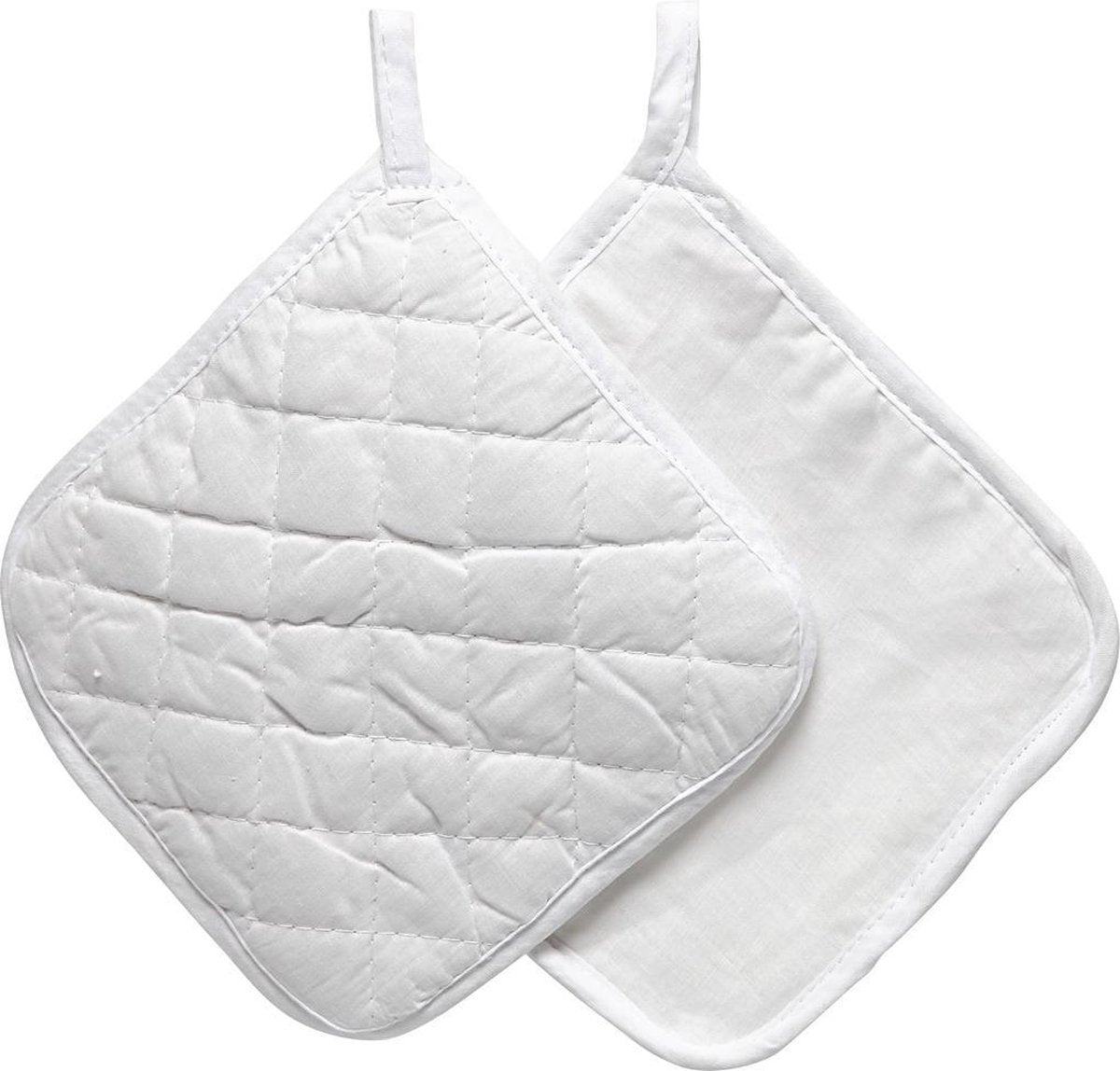 Creotime Pannenlappen Wit 20x20 Cm 1 Paar