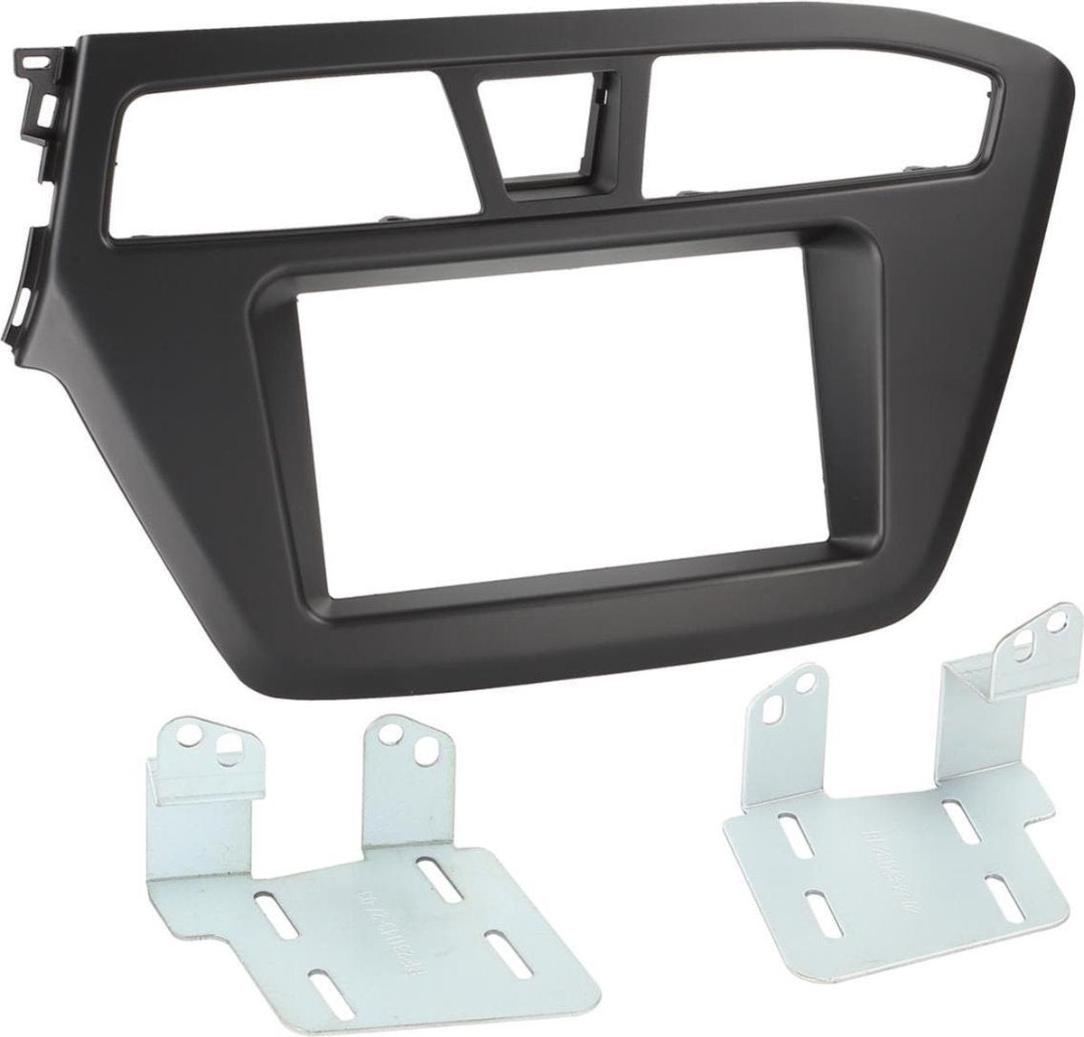 2-DIN Paneel Hyundai I20 2014-2019 Kleur: Zwart