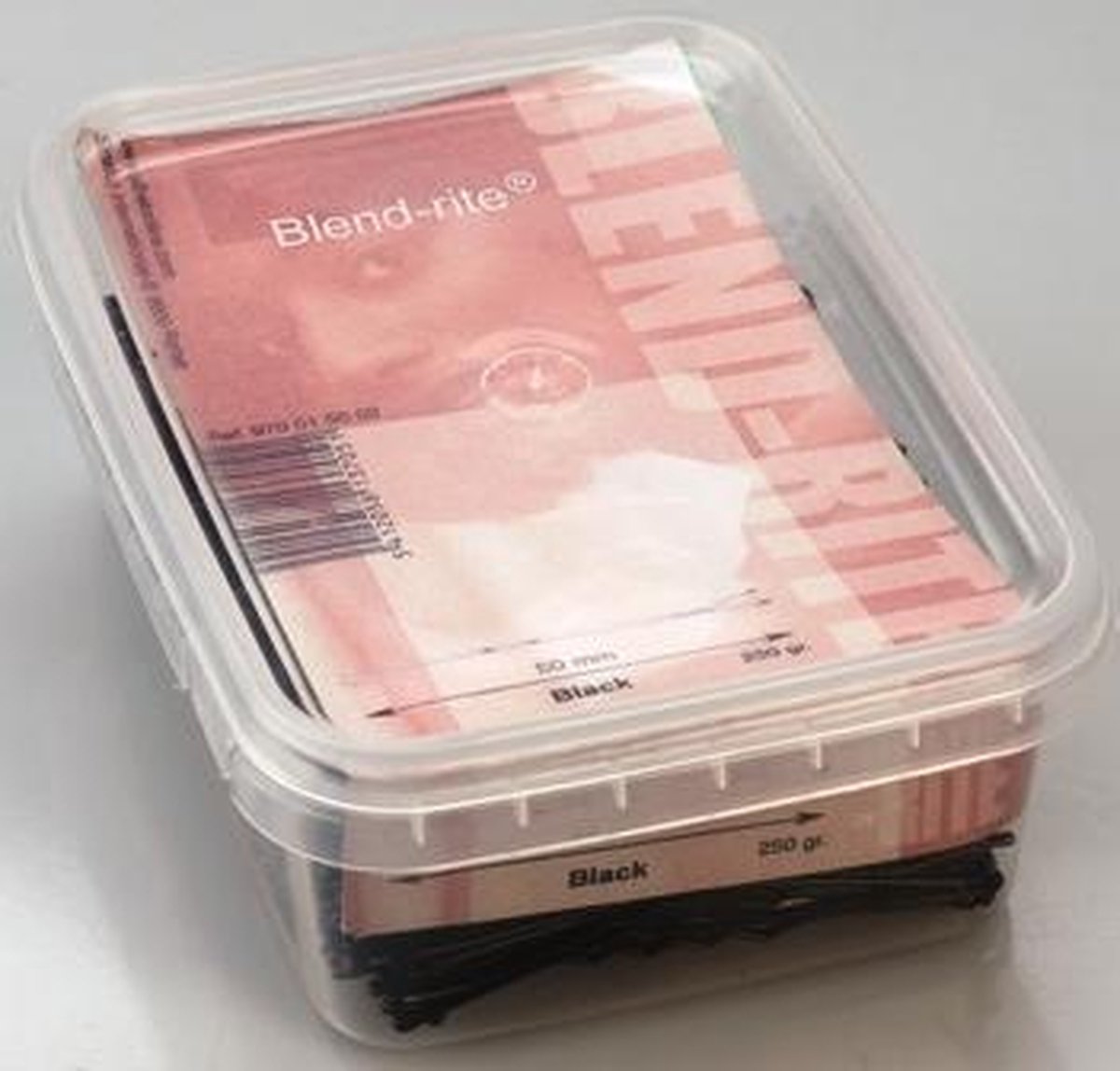 Haarschuifjes bruin Lang 65mm doos á 250 gram