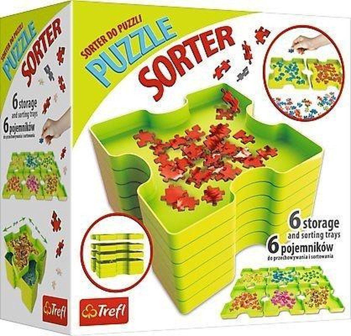 Puzzel Sorteerbox: 6 boxen