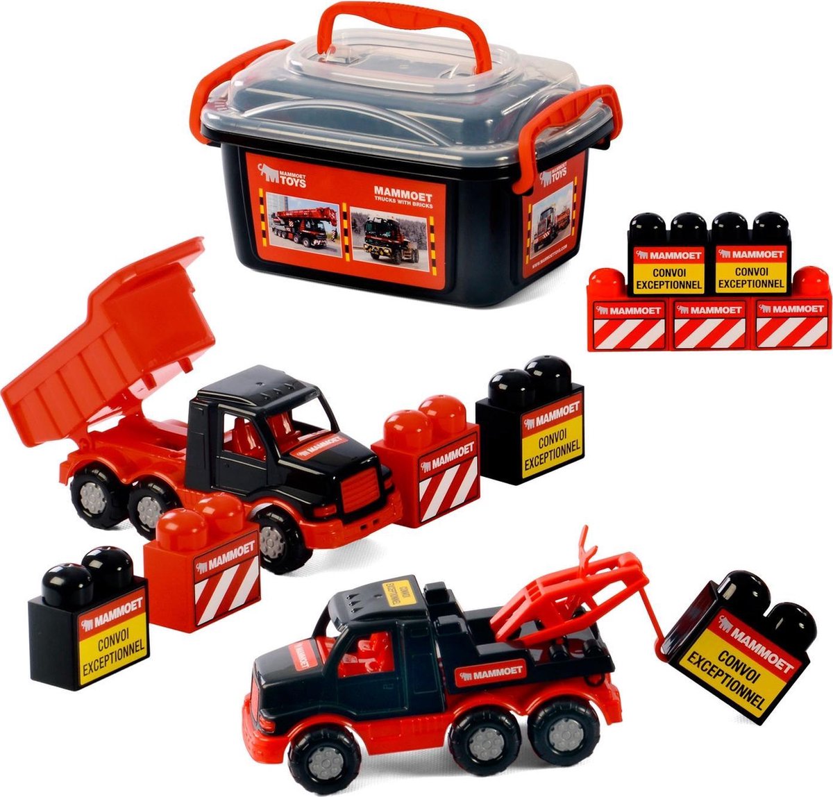 Polesie Mammoet Mini Truck met Bakstenen
